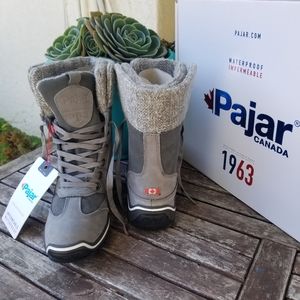 NWT Grey Pajar winter waterproof boots fits 5.5/6